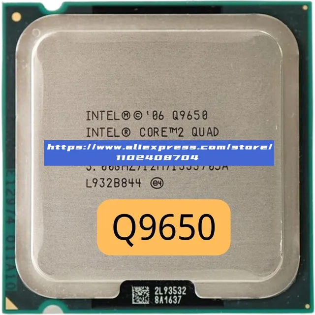 Intel Core Quad Q9650 CPU Processor 12MB cache FSB 1333