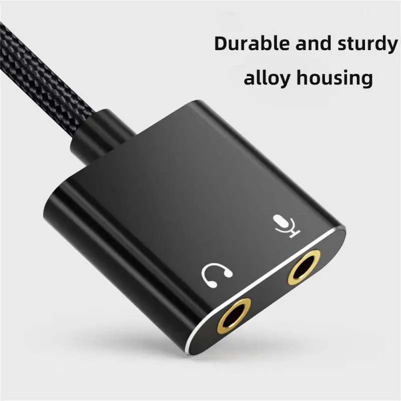 1~10PCS Vention Sound Card USB Audio Interface External Sound card USB Adapter 3.5mm For Laptop Speaker Earphone Mic