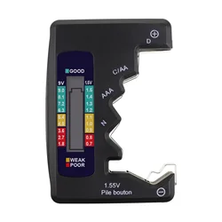 Universal Battery Tester with LCD Display for Various Battery Types (BAT - 377)