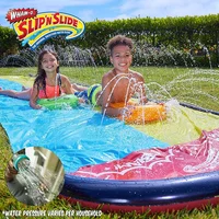 Inflatable Lawn Water Slide Waterslides Water Toy With Sprinkler for Backyard Outdoor Water Slip Slide Pad Summer Toys for Kids 2