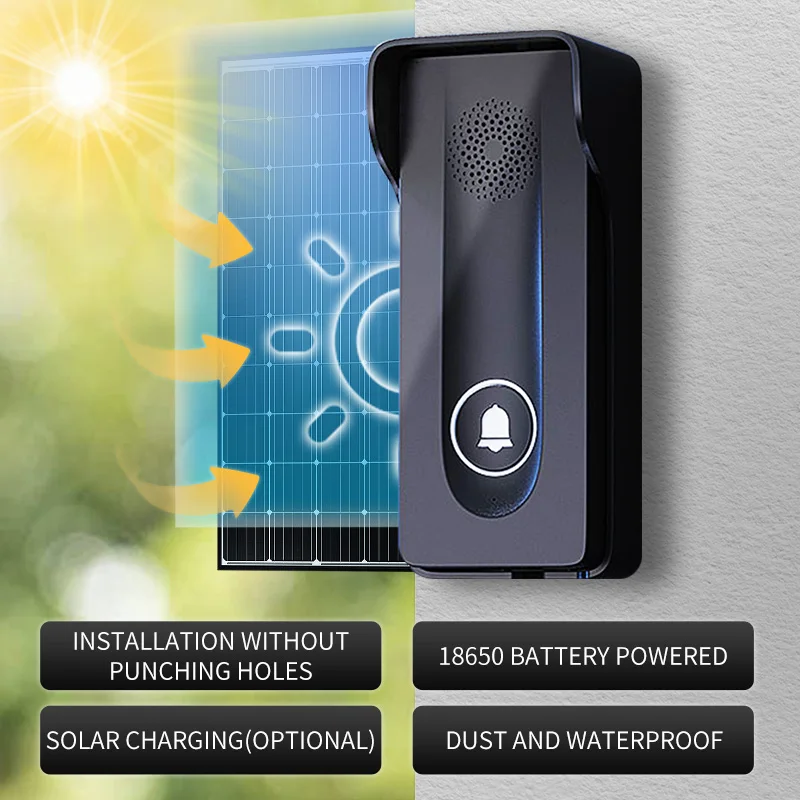 Campanello Wireless Senza Fili Casa - Ufficio Porta - Foto 2