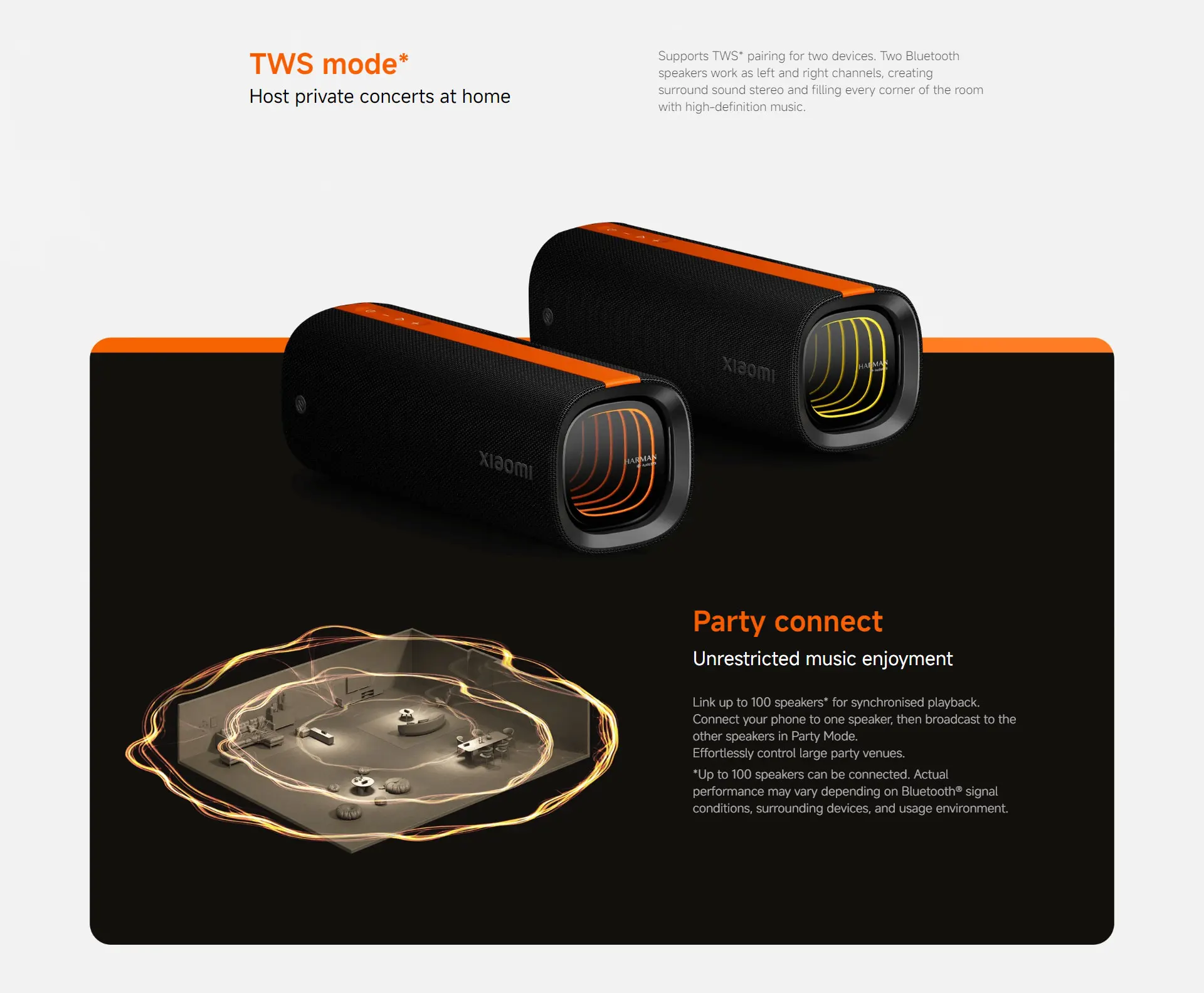 Xiaomi Sound Party 50W Speaker MDZ-39-DB with Harman AudioEFX description image 5