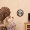 1:6 1:12 Dollhouse Miniature Darts Sports Toys Set Mini Darts  Sports Set Model Home Outdoor Scene Accessories 4