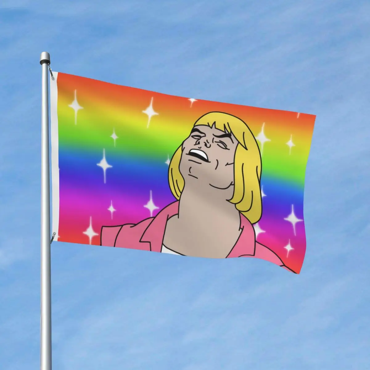 

Двусторонний флаг He-Man «Мастера Вселенной» для дома, искусственный сад, комнатный и наружный Фотофон