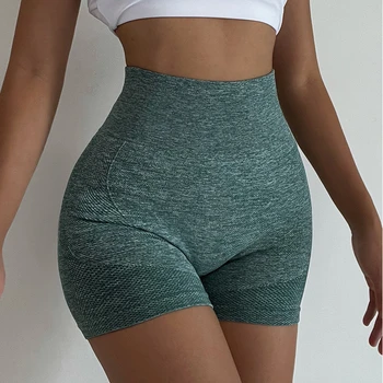 Pantaloncini da yoga da donna a vita alta per il sollevamento del sedere, allenamento, collant fitness, controllo della pancia, palestra, corsa, pantaloni allungati, abbigliamento sportivo casual 1