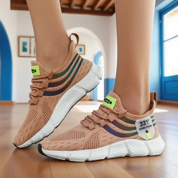 أحذية رياضية نسائية قابلة للتنفس أحذية كاجوال كلاسيكية أحذية تنس نسائية 2025 جديدة في الهواء الطلق أحذية شبكية مريحة Tenis Masculino 6