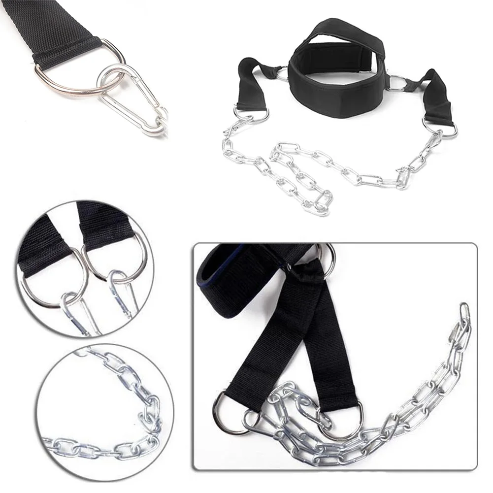 Head Neck Muscle Power Training Head Harness Adjustable Gym Fitness Weight Bearing Cap Neck Trainer Neck Muscle Power Training 4