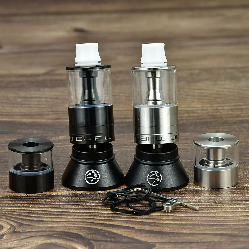 

wolfcoolvape Dvarw DL FL rta 316ss material Single Coil Building Tank 3.5ml/6ml mtl atomizer rta vape atomizer