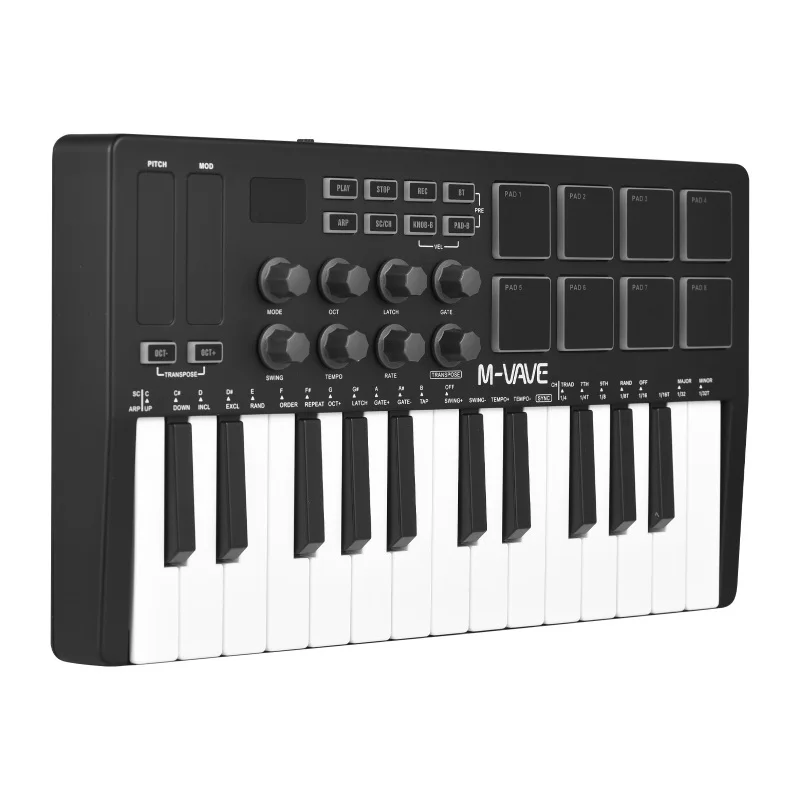 25-Key MIDI Control Keyboard Mini Portable USB Musical Instrument