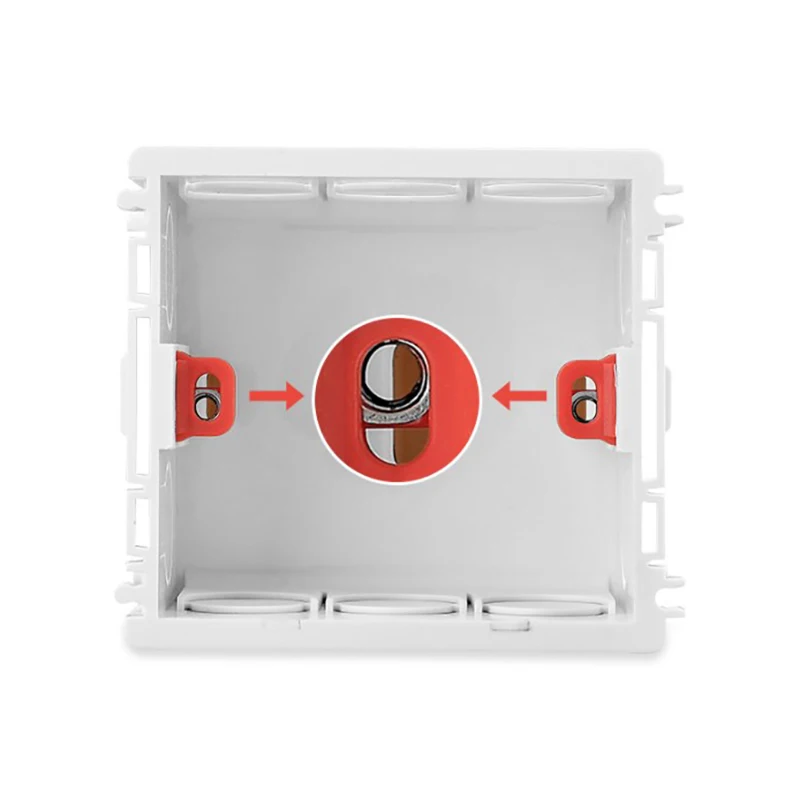 Wall switch Socket Electrical installation Box Inside Box For 86 Type Switches And Sockets Wiring Back 86*83mm