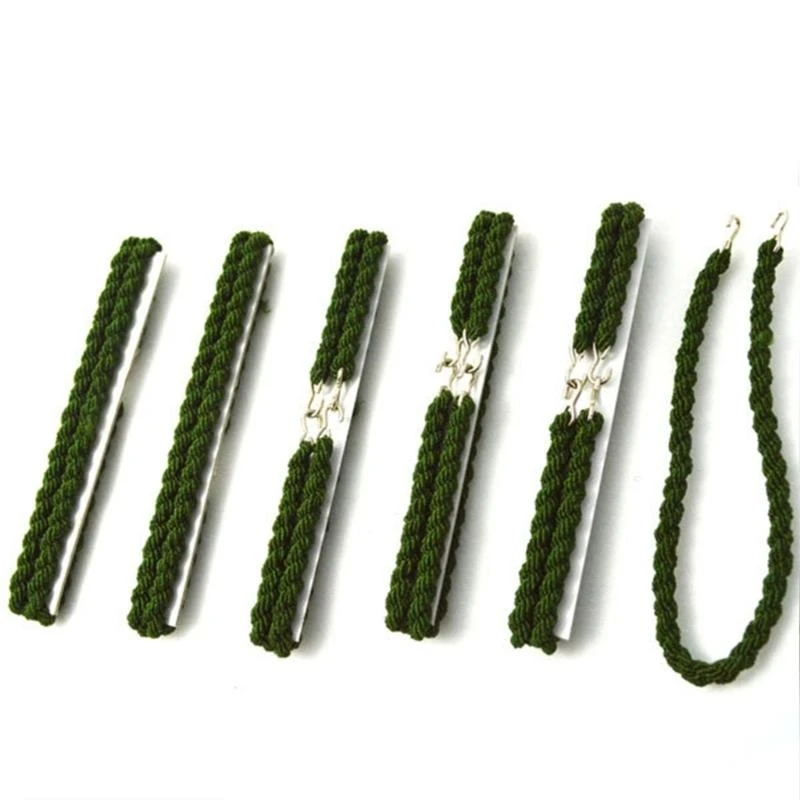 10pcs Boot Straps Militaries Leg Straps Elastic Boot Bands with Metal Hook for Outdoor Activity