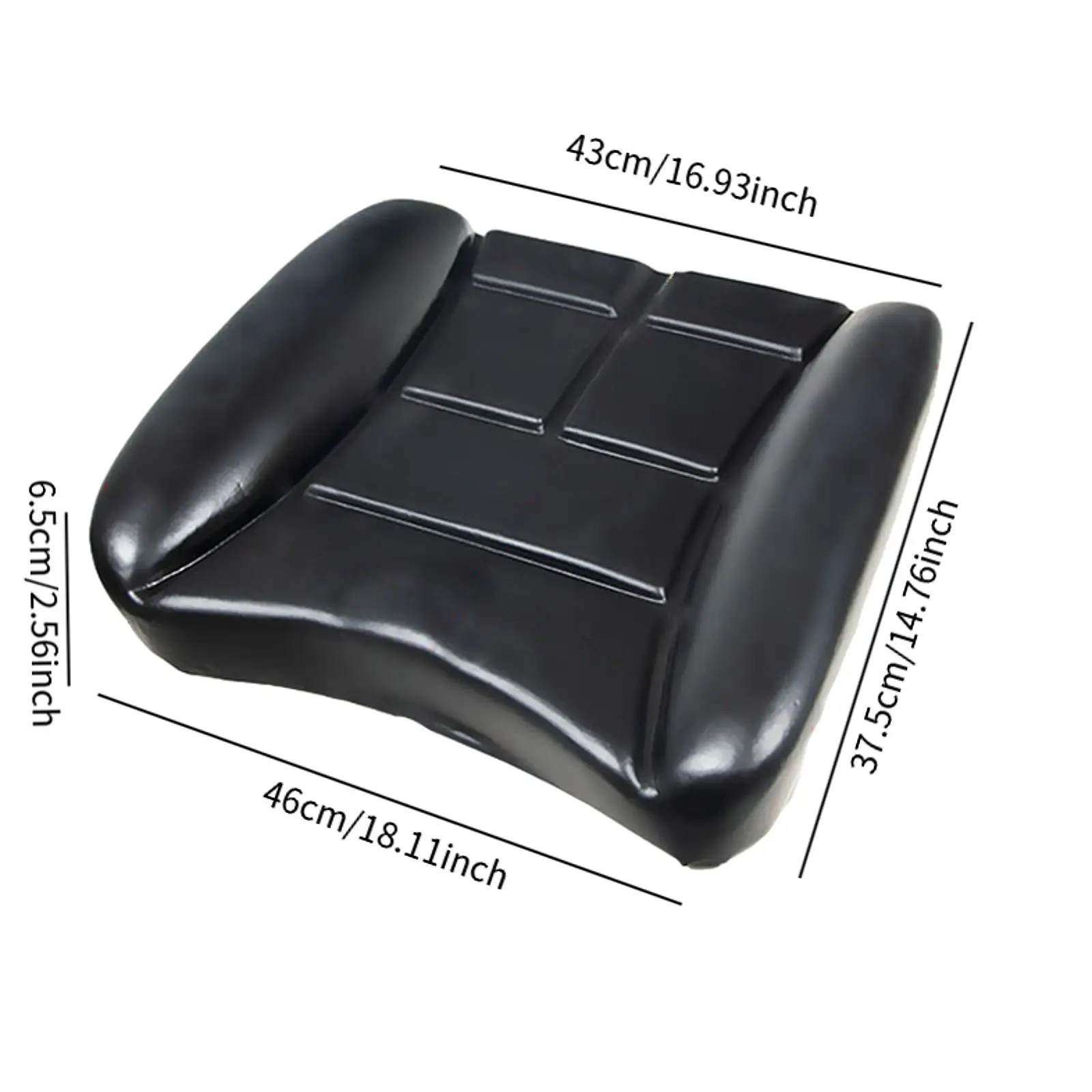 Universal Forklift Seat, Loader Seat, Agricultural Machinery Accessories, Skid Replacement PU Leather Tractor Seat Tricycle Seat