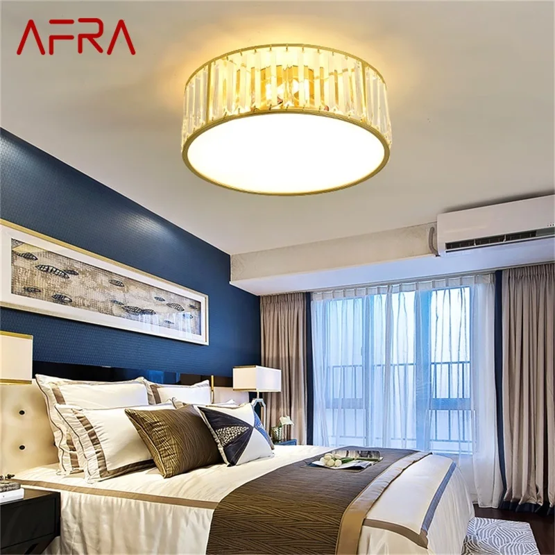 

AFRA Ceiling Lighting Postmodern Luxury LED Lamp Fixtures Home For Bedroom Decoration