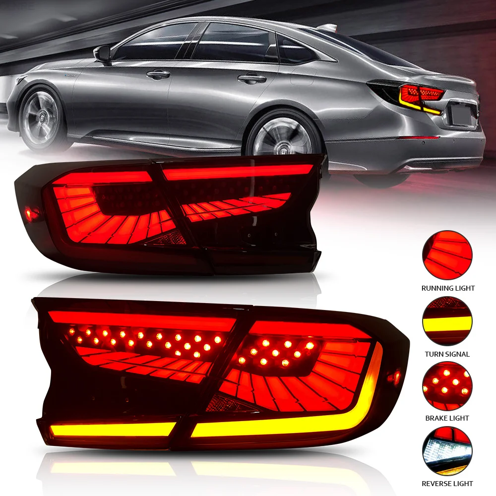 Rear Lights For 2018 Honda Accord Tail Light Assembly 1820 Led
