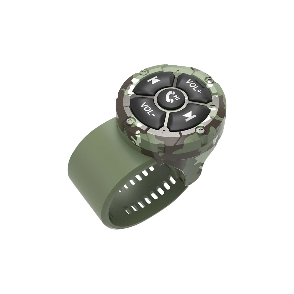 

Wireless Bluetooth 5.3 media Button Remote Controller Motorcycle Helmet Earphone Car Steering Wheel MP3 Music Play For Phones