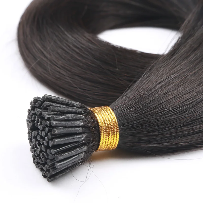 30inch I Tip Human Hair Extensions Mongolian Straight Pre Bonded Keratin Tip Hair Fusion Human Hiar EXtensions For Women