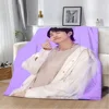 Cartoon Printed Blanket B-BT21S Picnic Blankets Warm Blanket Soft and Comfortable J-Jung HoseokS Home Travel Birthday Gift 2