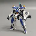 Blue and white