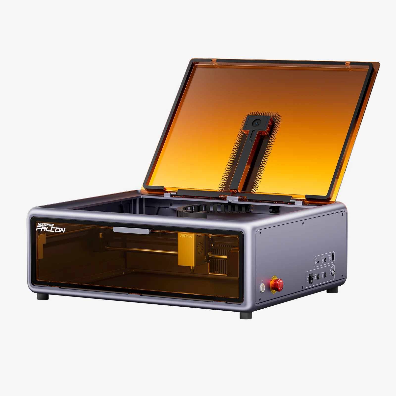 Grabador Láser Creality Falcon A1 de 10W con Cámara HD y Asistencia de Aire para Posicionamiento Preciso (Versión EE. UU.)