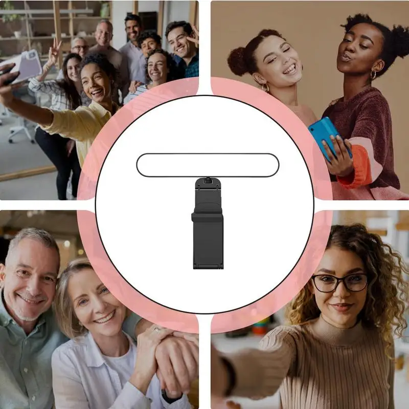 Video Conference Light 40 LEDs Video Conferencing Light Video Call Lighting Adjustable Brightness Live Stream Light Phone Light