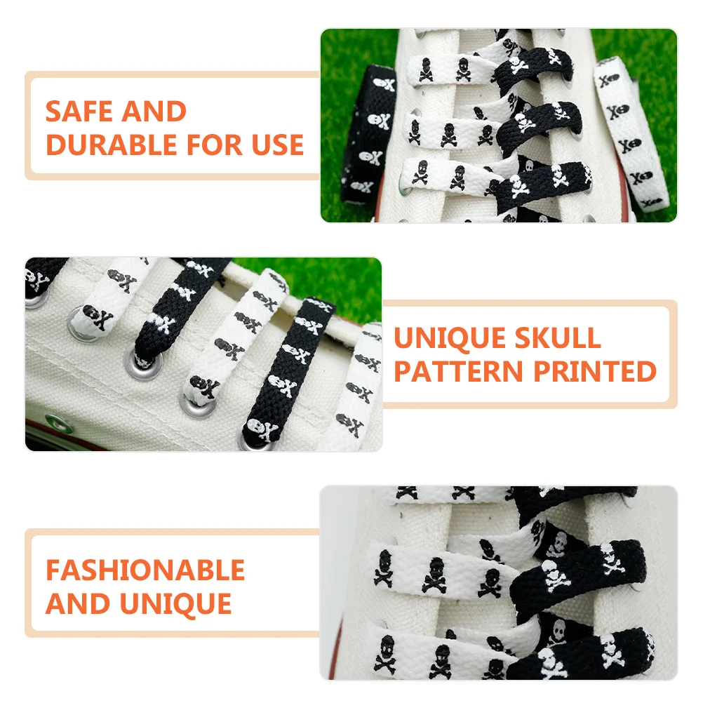 Рисунок 2 - Шнурки в виде черепа Φ: крутые