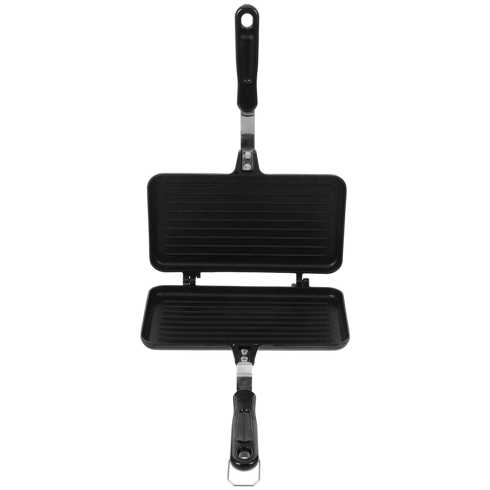 

Non Stick Double Sided Grill Sandwich Metal Maker Aluminum Alloy Baking Pancake Pan Omelette Tray