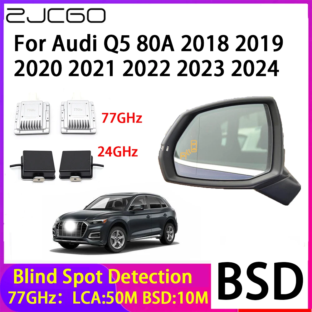 

ZJCGO Car Blind Spot Detection BSD Mirror Rear Radar Detection System for Audi Q5 80A 2018 2019 2020 2021 2022 2023 2024
