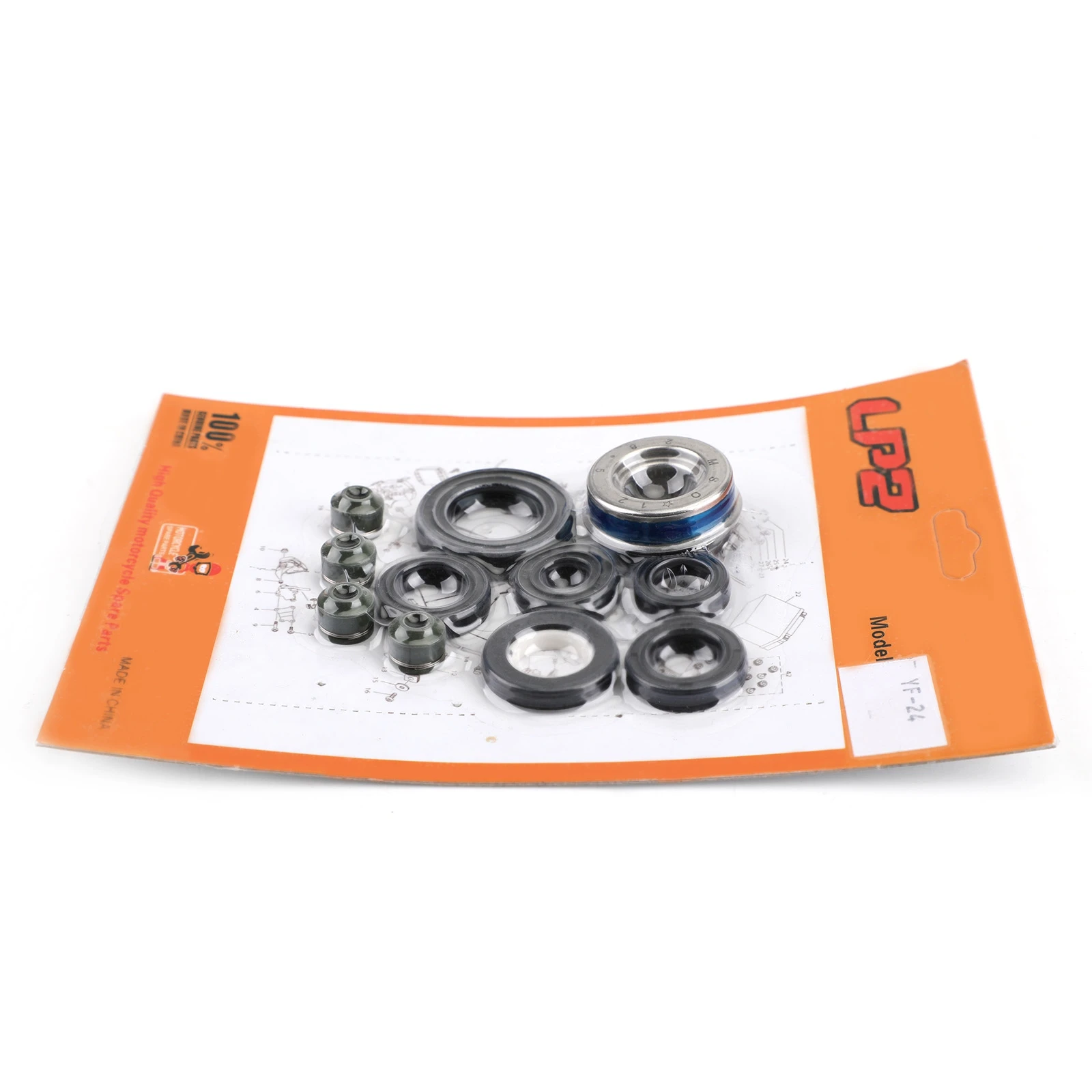 Areyourshop for Honda VT125C Shadow 1999-2008 XL125V XLV125 Varadero 2001-2010 Engine Oil Seal Kit Set 11pcs Seals