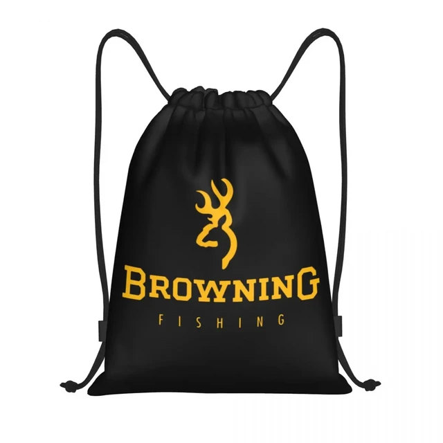 Browning Guns Drawstring Backpack Women Men Gym Sport Sackpack Portable  Fishing Gear Training Bag Sack - AliExpress