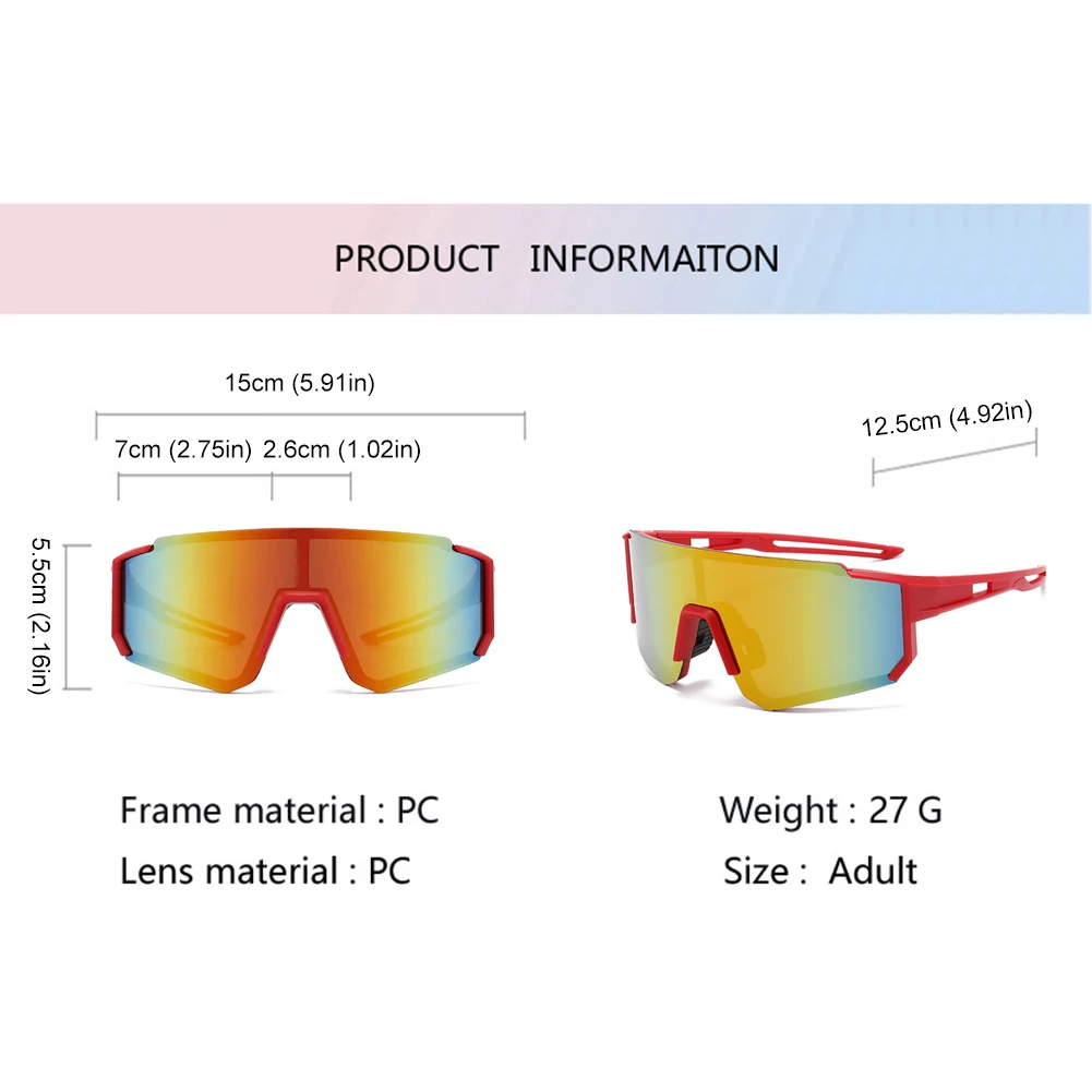 Gafas De Sol Deportivas Para Hombre Uv 400 Para Mujer, Color Negro