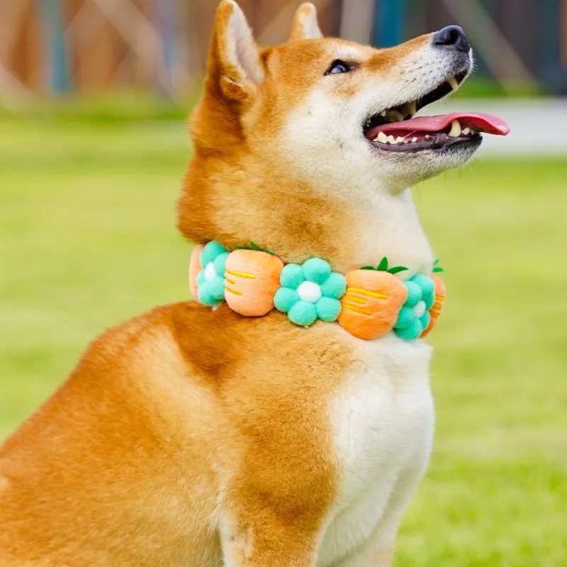 

Dog Collar Fashionable And Soft Pet Cat Flower Necklace Photography Decoration Puppy And Kitten Decoration Pet Accessories