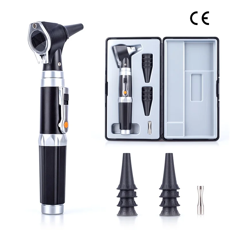 Professional Otoscopio Diagnostic Kit With 8 Tips Medical Home Doctor