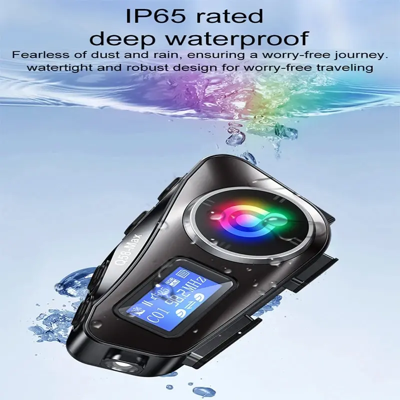 Q58-MAX      LED ,  500M IP65    ׷ FM  