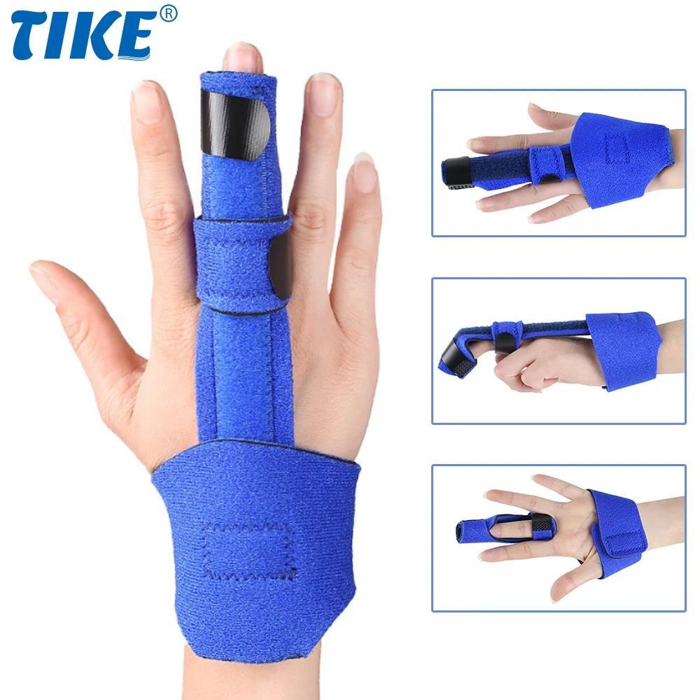 TIKE Finger Brace Finger Splint Straighten Broken Bent Fingers Thumbs Mallet Finger Splints
