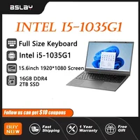 Laptop 15.6 Inch Intel I5-1035G1 16GB RAM 2TB SSD DDR4 HD Camera Fingerprint Unlock 4 Cores 8 Threads 3.6 GHz 5G Wifi Computer 1