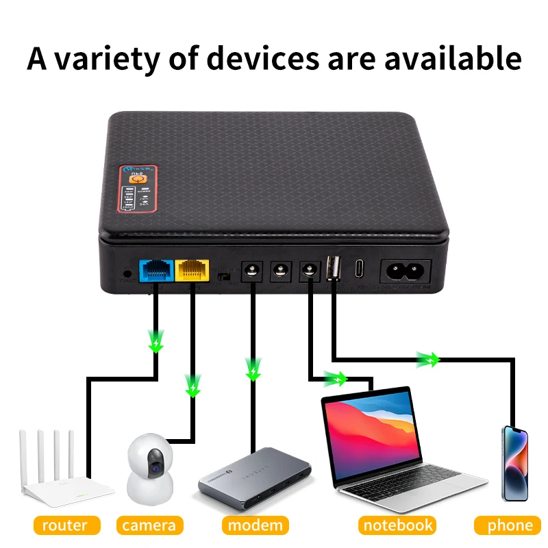 16000mah DC uninterruptible power supply mini UPS battery backup 5v 9v 12v usb router optical modem supply POE Mobile power bank portable ups dc power supply mini ups uninterruptible power supply