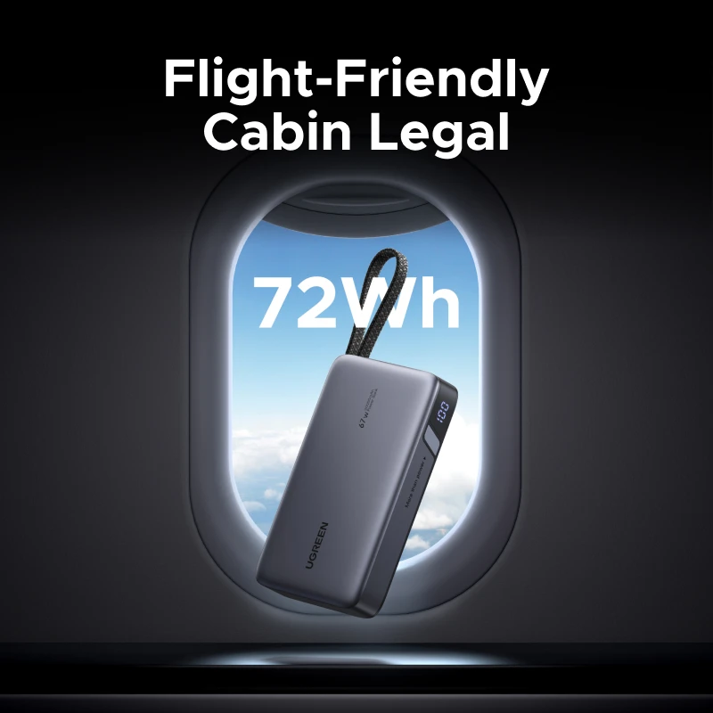 يو جرين باور بانك 20000mAh 67W تايب سي