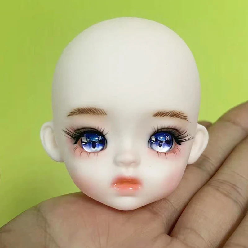 

Fashion DIY Makeup 1/6 Bjd Doll Head Handmade 30cm Dolls Head Accessories Kids Toy Girls Toy Gift