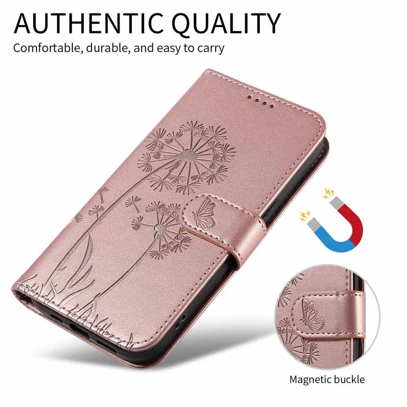 Leather Wallet Flip Case - Universal Fit for Samsung Galaxy Series