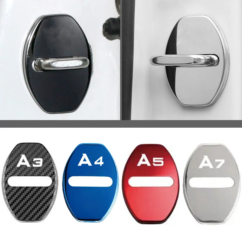 Decorazione Serratura Auto Coperchio Di Protezione Emblema Per Audi Q3 Q5 Q7 Q8 Q2 A4 B6 B7 A6 C5 C6 Q2 A3 A5 A7 A1 Tt Accessori
