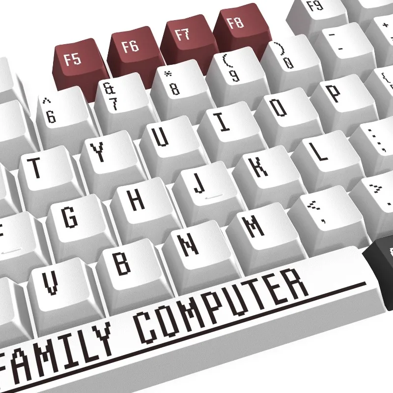Keycaps para Teclado Mecânico Mifuny Vermelho e Branco Tema Keycaps Árabe Coreano Russo Pbt Perfil do Oem Gaming Key Caps Acessórios - Imagem 2