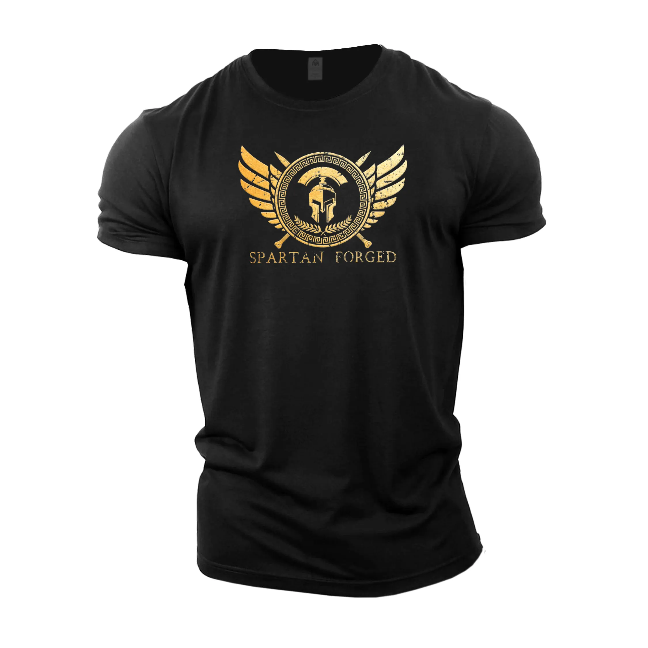 

Fashion Spartan Printed T Shirt For Men Hip Hop Trend Harajuku Vintage Clothes Casual O-neck Short Sleeve Tops Summer Loose Tees