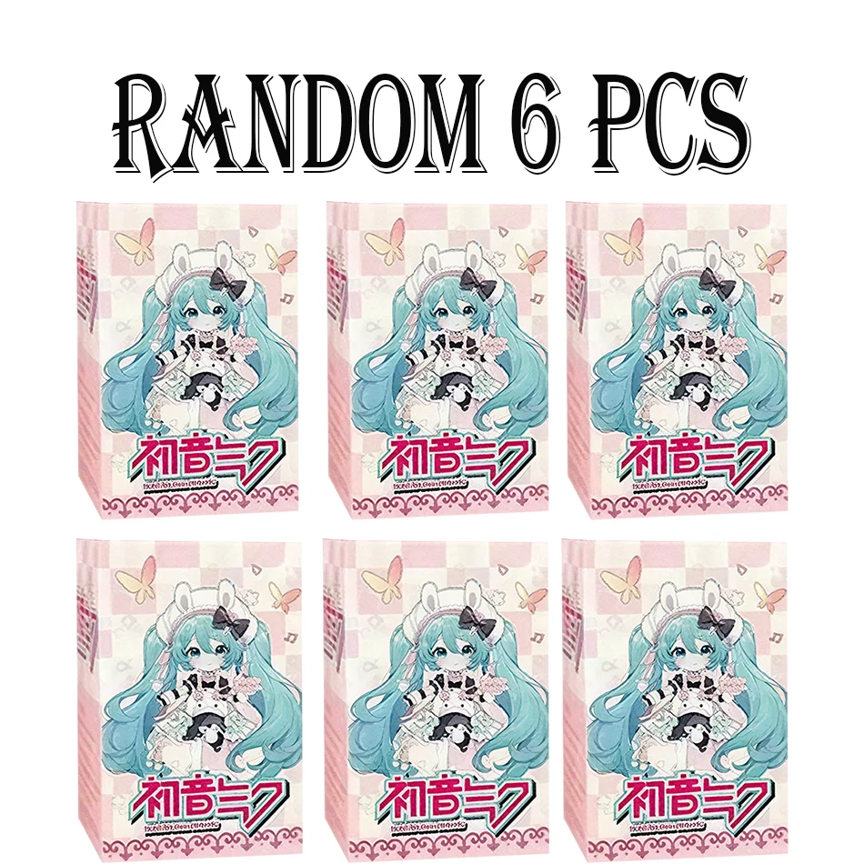 Hatsune Miku Q Edition Series Handmade Blind Box Toys - Set of 6, Perfect for Birthday, Halloween, and Christmas Gifts