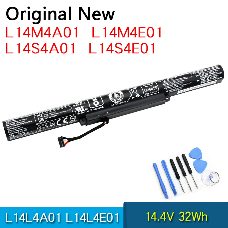 

Original Battery L14L4A01 L14L4E01 L14M4A01 L14M4E01 L14S4A01 L14S4E01 For Lenovo Ideapad 500 Z41 Z51 Z41-70 Z51-70 V4000 Y50C