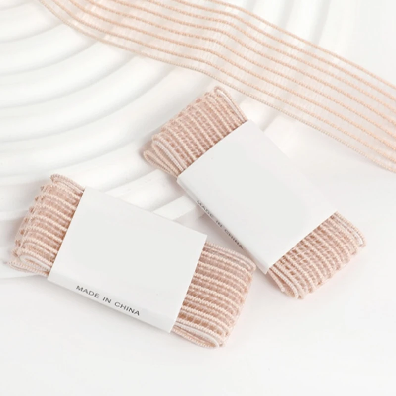 35cm Ballet Pointe Shoes Elastic Bands Ballet Toe Reinforced Elastic Bands Invisible Straps Fishnet Band for Pointe Shoe