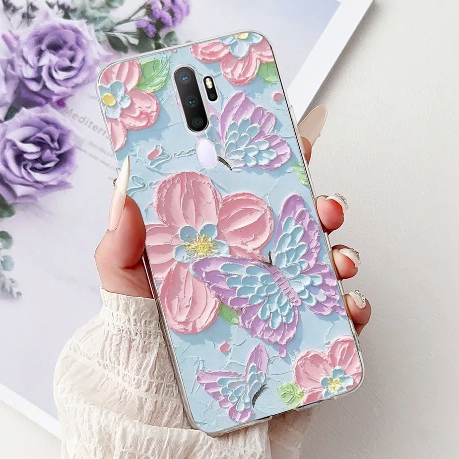 Cute Cat Luxury Painted Soft Slim Phone Case - Stylish Protective Cover