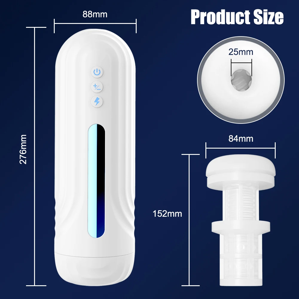 Masturbatore Telescopico Uomo Masturbazione Automatica Attrezza Fica Strumento Del Sesso Giocattoli Per Adulti per M Masturbatore asurbator_voghion.com