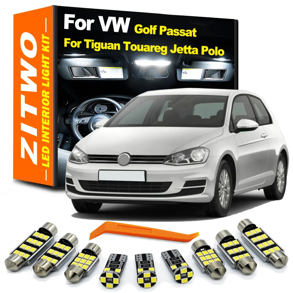 LED-Innenbeleuchtungs-Kit für VW Volkswagen Golf Jetta 3 4 5 6 7 Passat B5 B6 B7 B8 Polo 6R 6C 9N AW1 Tiguan Touareg