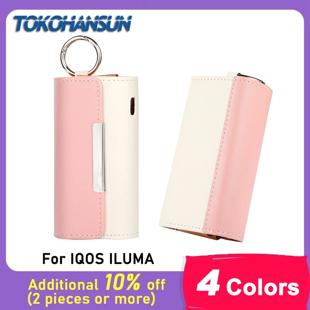 Mode Flip Doppel Buch Abdeckung Fall Für Iqos ILUMA Tasche Tasche Halter  Abdeckung für iqos 4 Brieftasche Leder Fall Zigarette zubehör - AliExpress