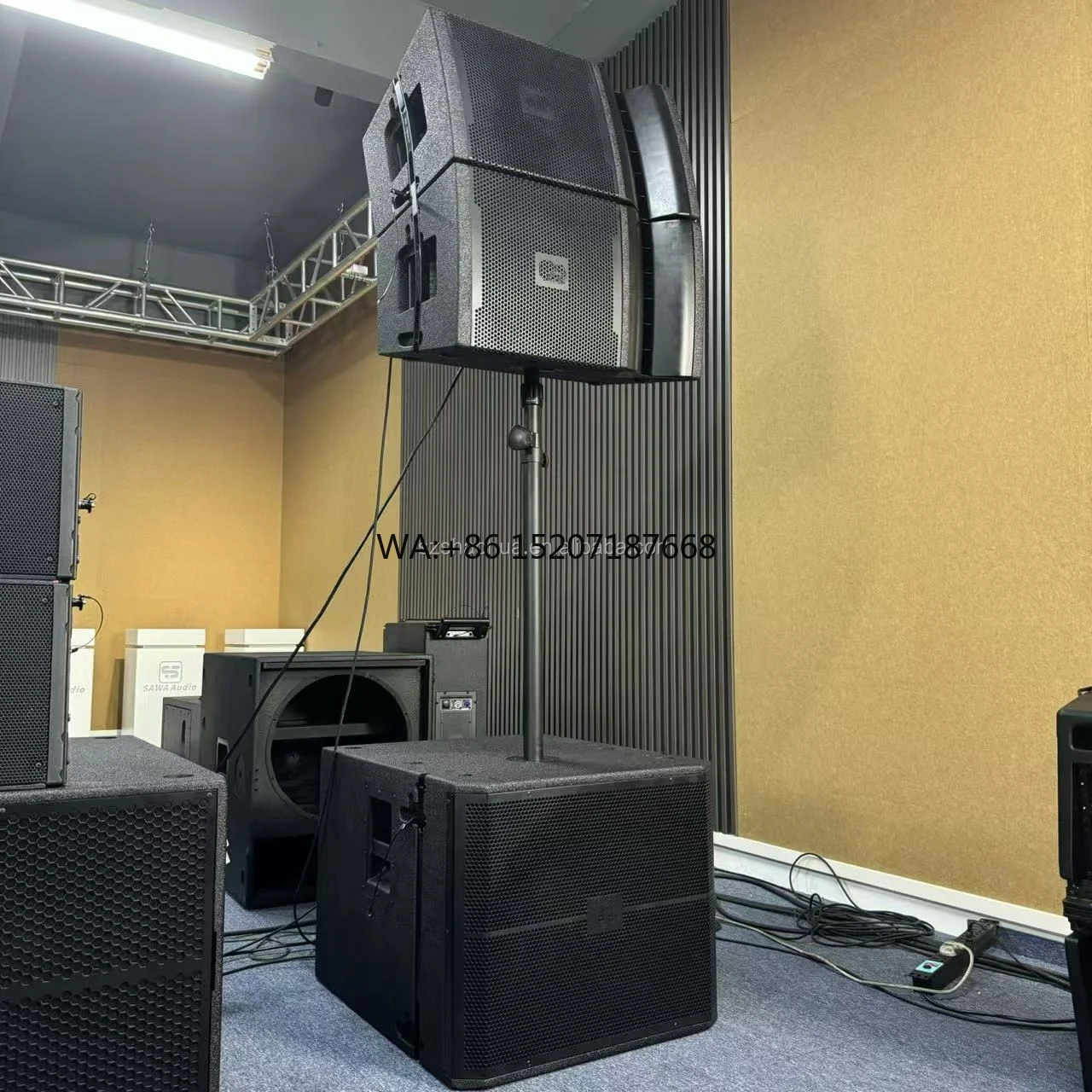 SAWA Vrx 932 Altoparlanti Line Array singoli da 12 pollici a 2 vie Sistema audio professionale Altoparlante professionale alimentato da esterno Line Array attivo